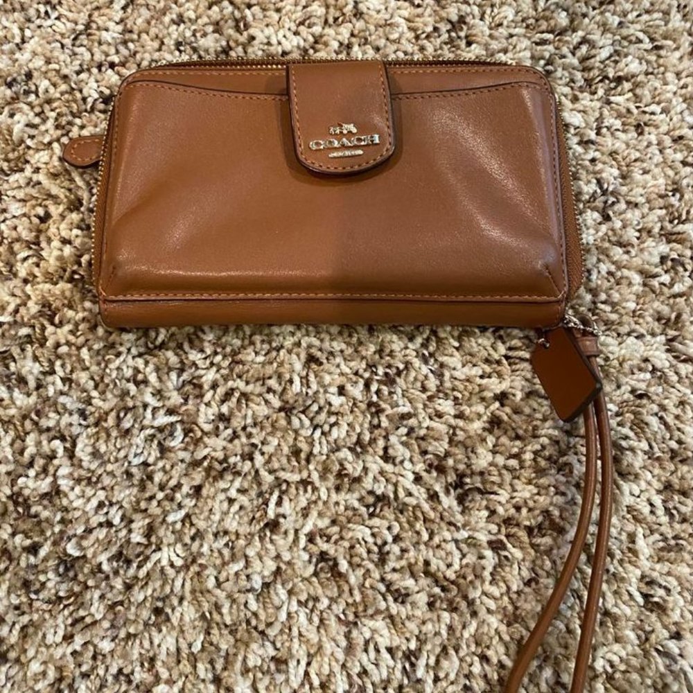 Coach Wristlet Wallet / Phone Case